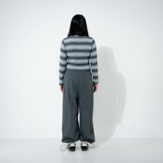 HOOK BANDING PANTS CHARCOAL