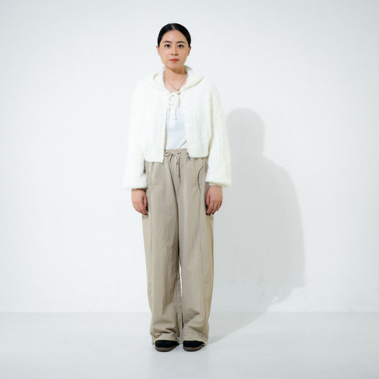 HOOK BANDING PANTS BEIGE