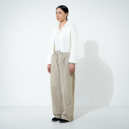 HOOK BANDING PANTS BEIGE