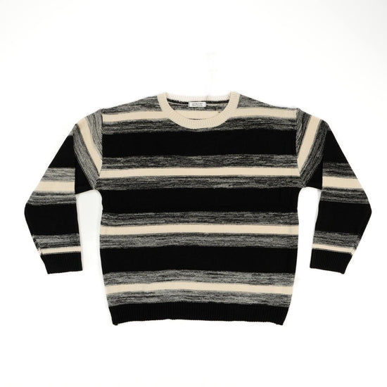 MIX RAGLAN KNIT TOP LIGHT BEIGE