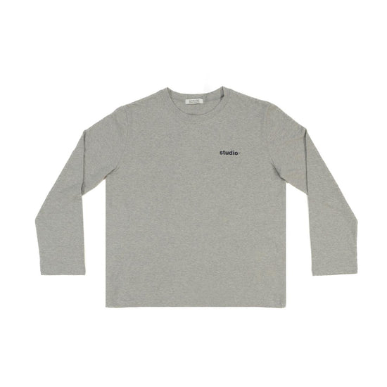 BASIC T-SHIRT MELANGE GREY