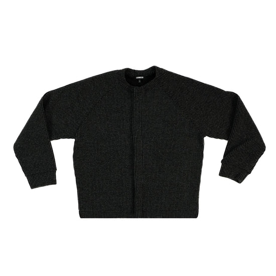 MENS SNAP BUTTON JACKET CHARCOAL