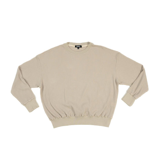 MENS TEXTURED SWEATSHIRT LIGHT GREY