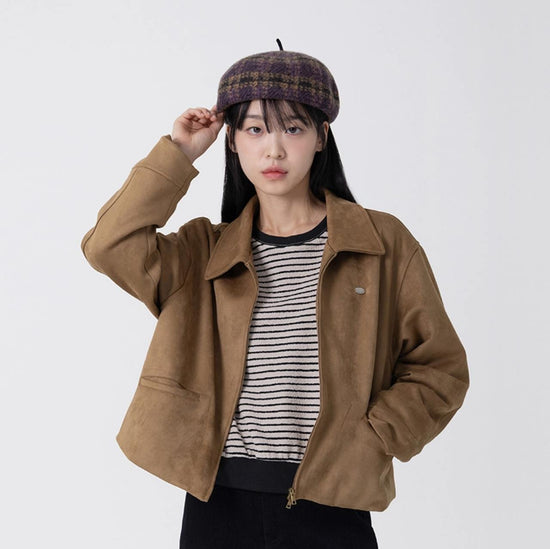 TARTAN BERET PURPLE
