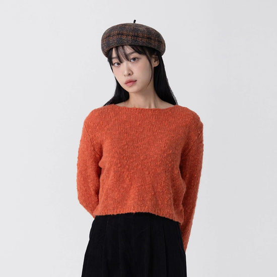 TARTAN BERET BROWN