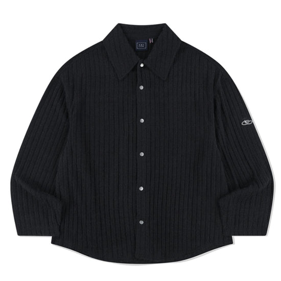 WIDE KNIT SHIRT BLACK