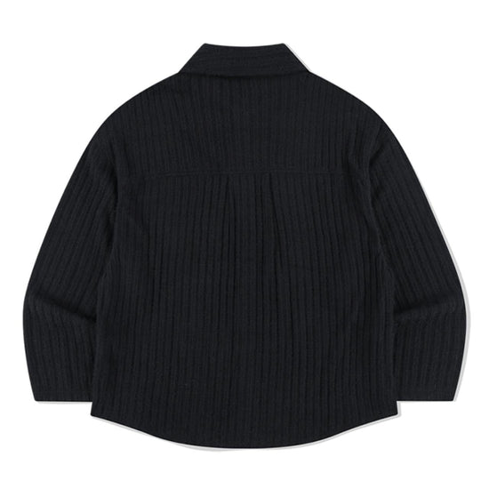 WIDE KNIT SHIRT BLACK