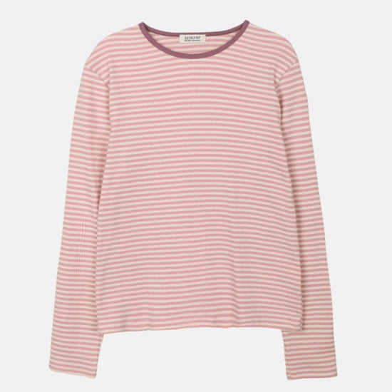 ESSENTIAL STRIPED T-SHIRT LIGHT PINK