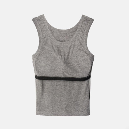 SLIM BRA CAP SLEEVELESS LIGHT GREY