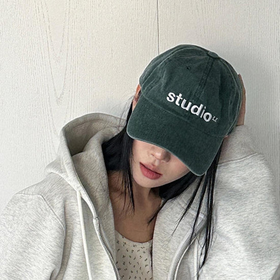 PIGMENT STUDIO BASEBALL CAP GREEN