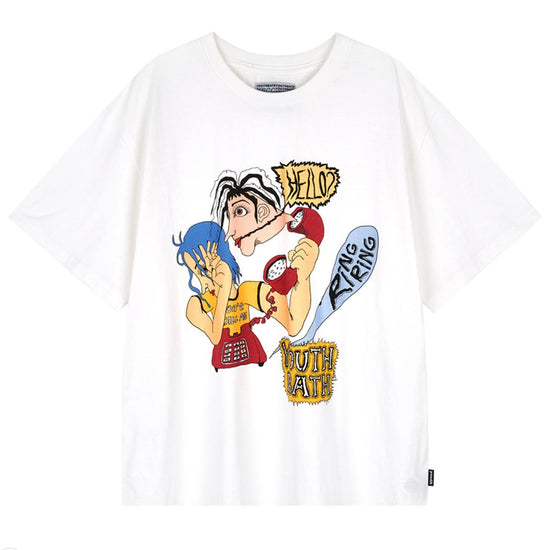 TELEPHONOPHOBIA T-SHIRT WHITE