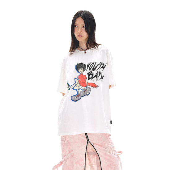 SKATE GIRL T-SHIRT WHITE