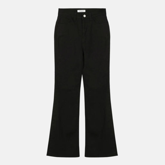 VERSATILE BOOTS CUT PANTS BLACK