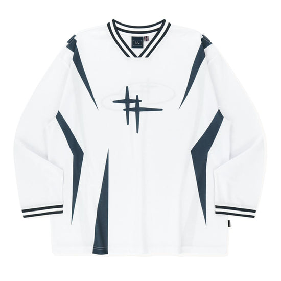 SHINING LOGO FOOTBALL JERSEY WHITE