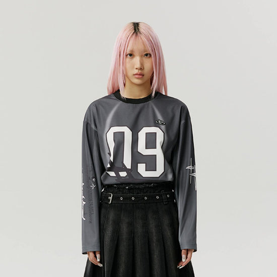 NEW ROMANTIC SPORTS JERSEY CHARCOAL