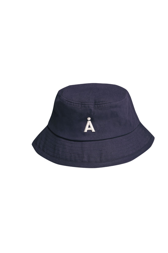 NEW ALAND A LOGO BUCKET HAT NAVY