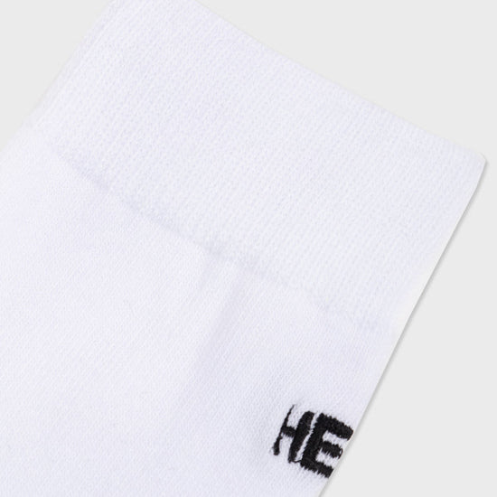 ALAND "HELLO" LOGO SOCKS WHITE