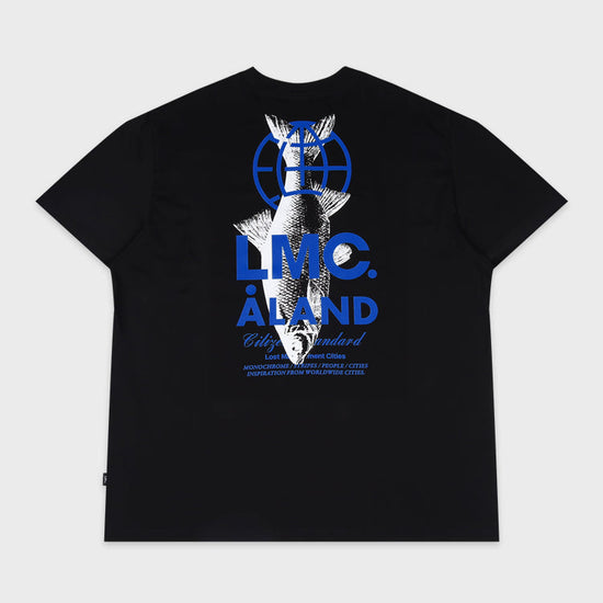 LMC X ALAND R GLOBE TEE BLACK