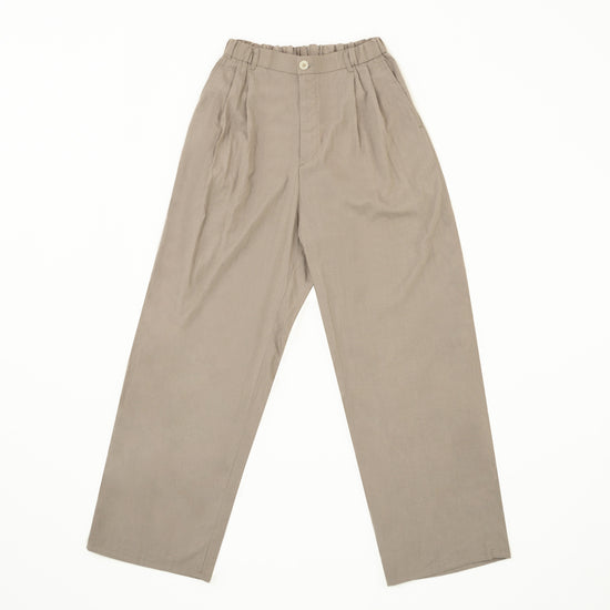MEN'S LIGHT WEIGHT TWO TUCK PANTS BEIGE