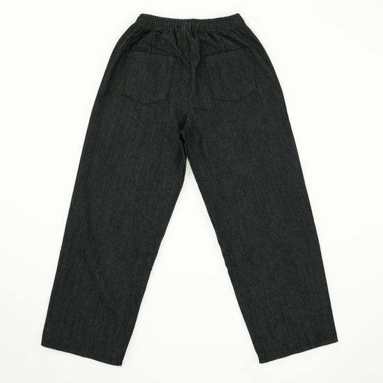 MEN'S NONFADE BANDING DENIM PANTS BLACK