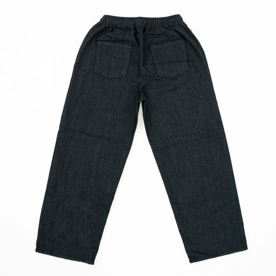 MEN'S NONFADE BANDING DENIM PANTS DARK BLUE