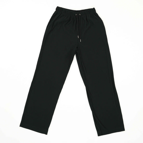 MEN'S PLEATED BANDING PANTS BLACK
