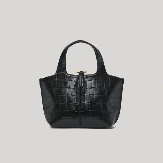 PANIER PETIT BAG PATTERN BLACK