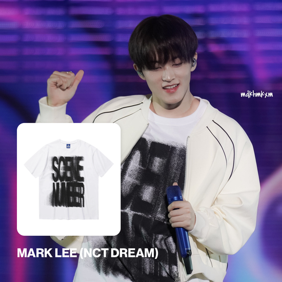 SCENE NUMBER TEE WHITE