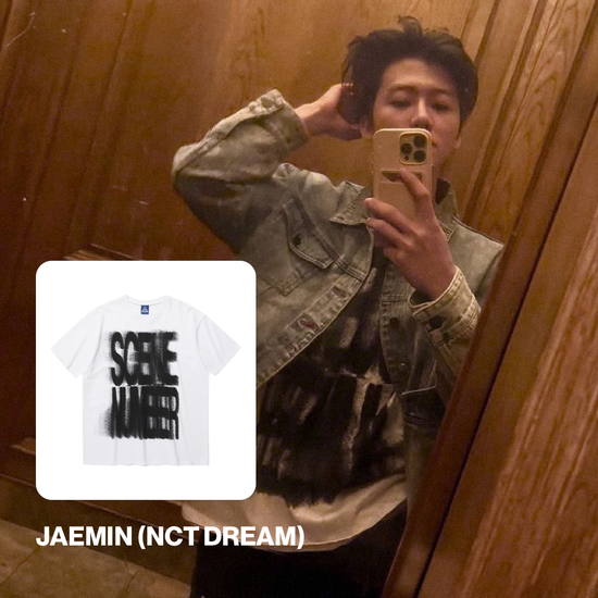 SCENE NUMBER TEE WHITE