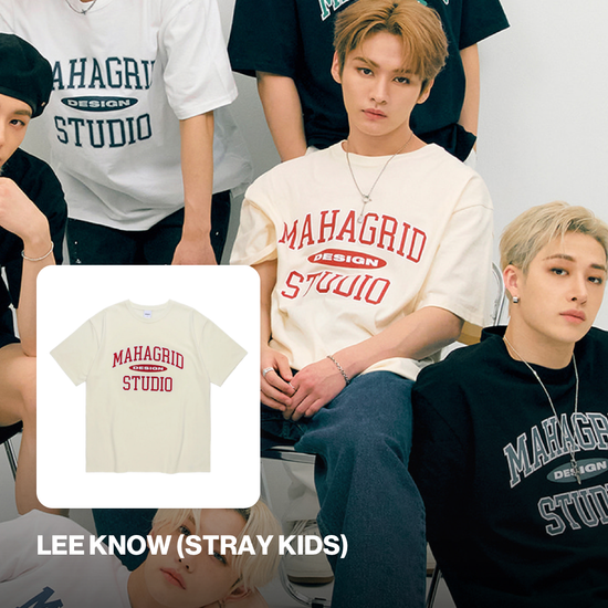 COLLEGE LOGO TEE CREAM