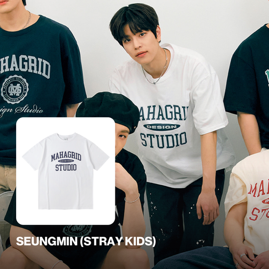 COLLEGE LOGO TEE WHITE