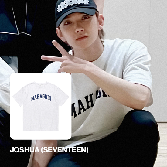 VARSITY LOGO TEE LIGHT GREY