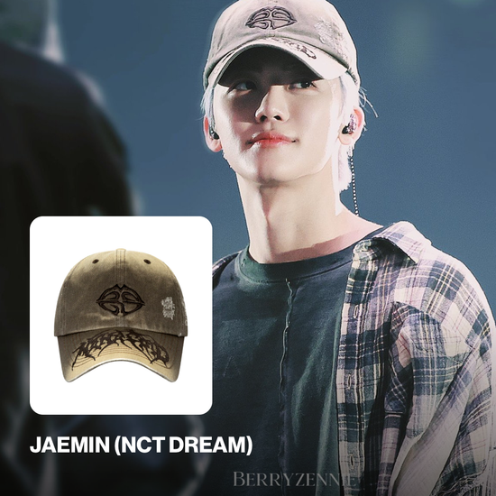 WASHED METAL LOGO BALL CAP BROWN