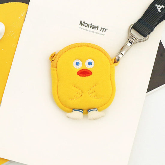 AIRPODS POUCH YELLOW DUCK