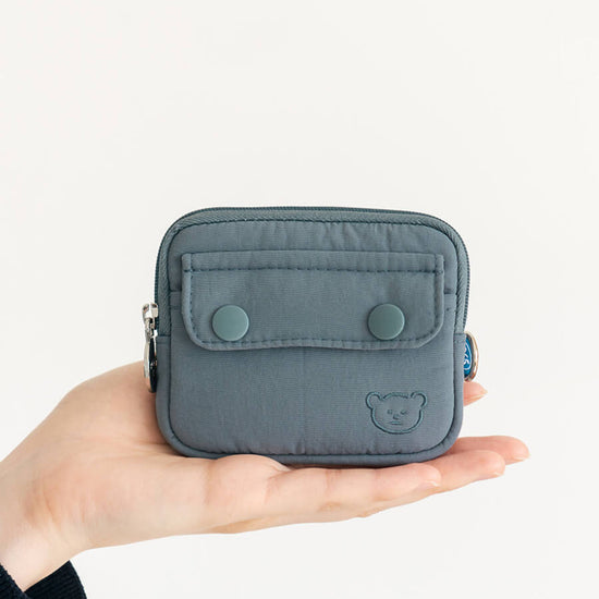365 POCKET CARD WALLET STEEL BLUE