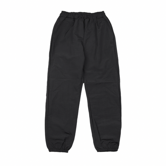 NYLON DRAWSTRING JOGGERS BLACK