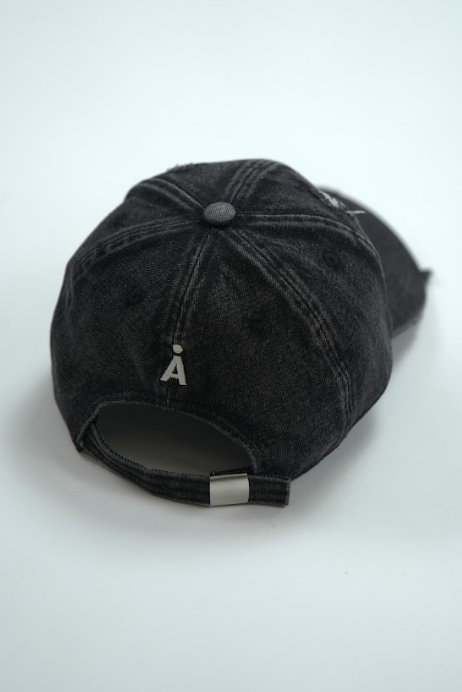 ALAND SEOUL DAMAGE BASEBALL CAP DARK INDIGO