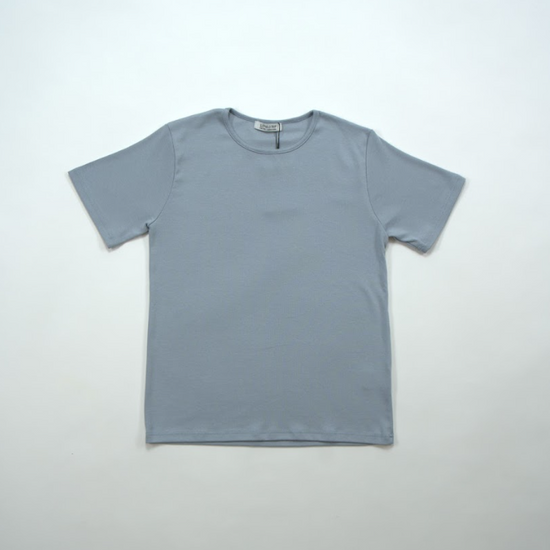 GARMENT PLAIN T-SHIRT BLUE