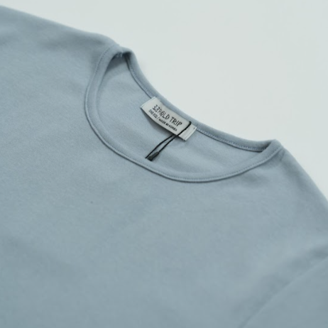 GARMENT PLAIN T-SHIRT BLUE