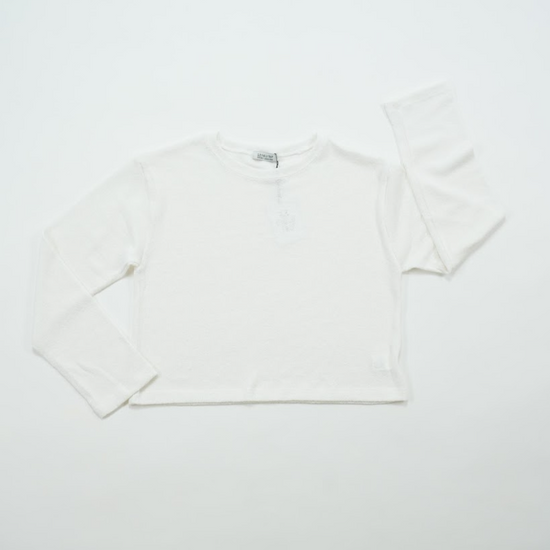 U CREW NECK T-SHIRT IVORY