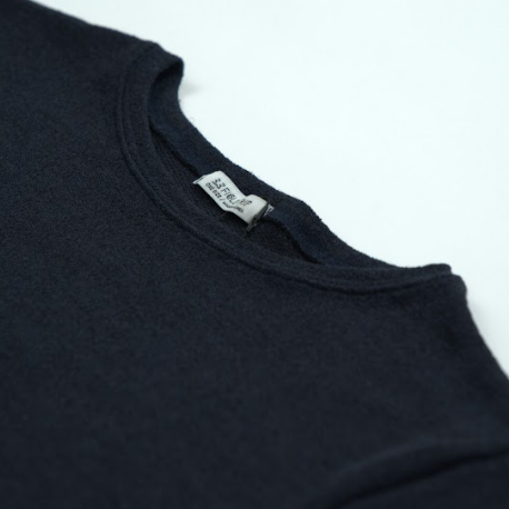 U CREW NECK T-SHIRT BLACK