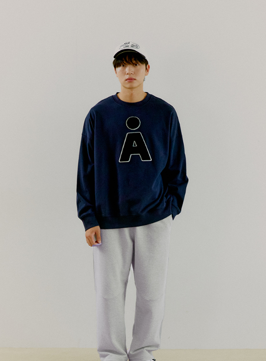 ALAND A WAPPEN STRING SWEAT PANTS MELANGE GREY