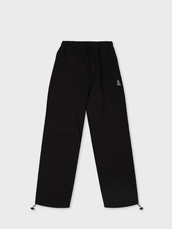 ALAND A WAPPEN STRING SWEAT PANTS BLACK