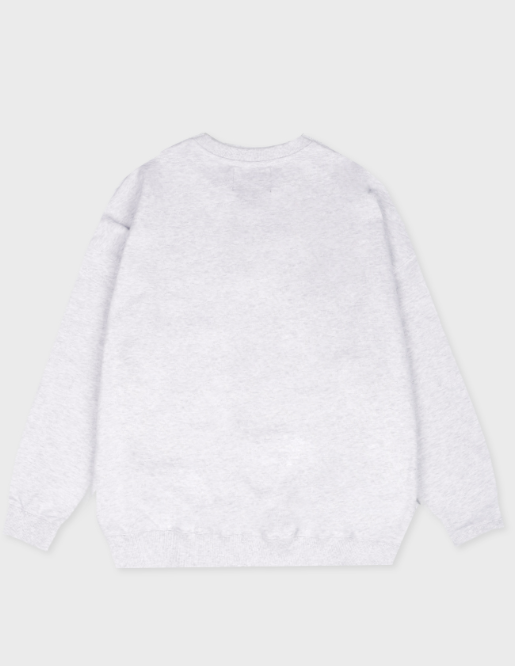 NEW ALAND A LOGO BOUCLE SWEAT SHIRT MELANGE IVORY
