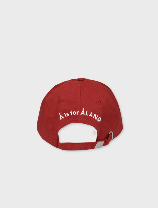NEW ALAND EMBOSSING A LOGO BASEBALL CAP RED