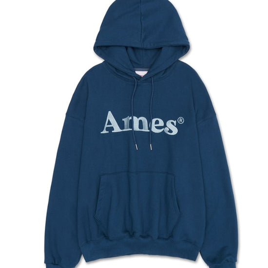 BASIC LOGO HOODIE NAVY