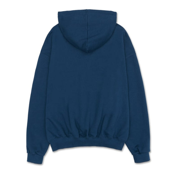 BASIC LOGO HOODIE NAVY