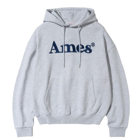 BASIC LOGO HOODIE O LIGHT GREY