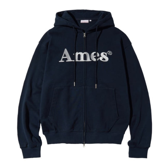 BASIC LOGO HOODIE ZIP UP O NAVY