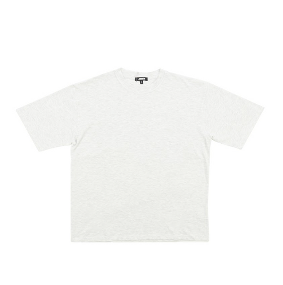 MEN'S SOFT COTTON T-SHIRT MELANGE IVORY
